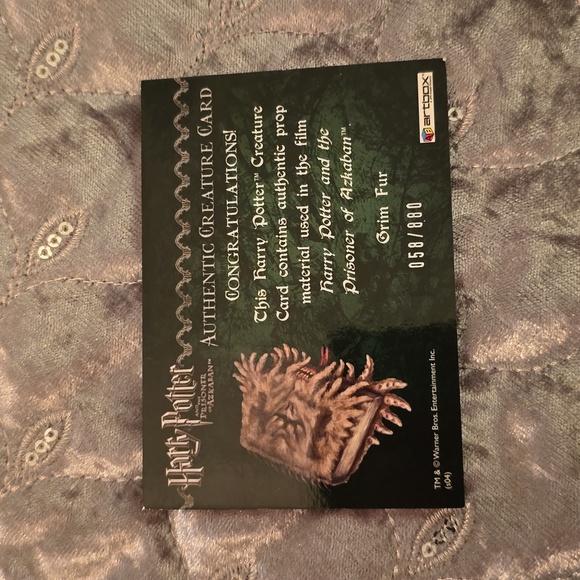 Artbox Harry Potter Creature Card - Picture 2 of 2